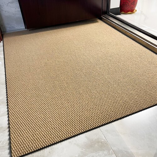 黄色入户门地垫防滑除尘毯可裁剪