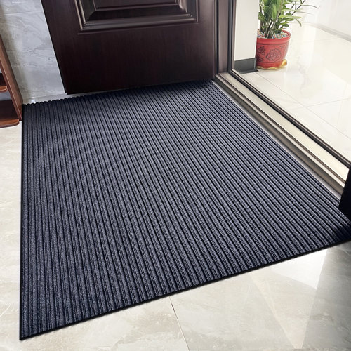 灰色入户门地垫防滑耐磨地毯