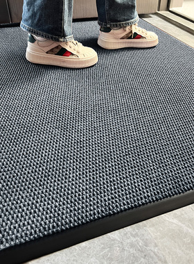 灰色入户门脚垫高级户外加厚门垫门外地垫家用门口室外防滑地毯