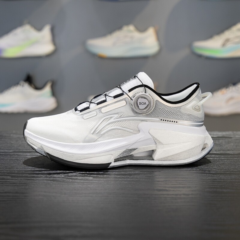 李宁烈骏8 PRO跑步鞋2025新款男子轻量高回弹缓震稳定跑鞋ARZV003