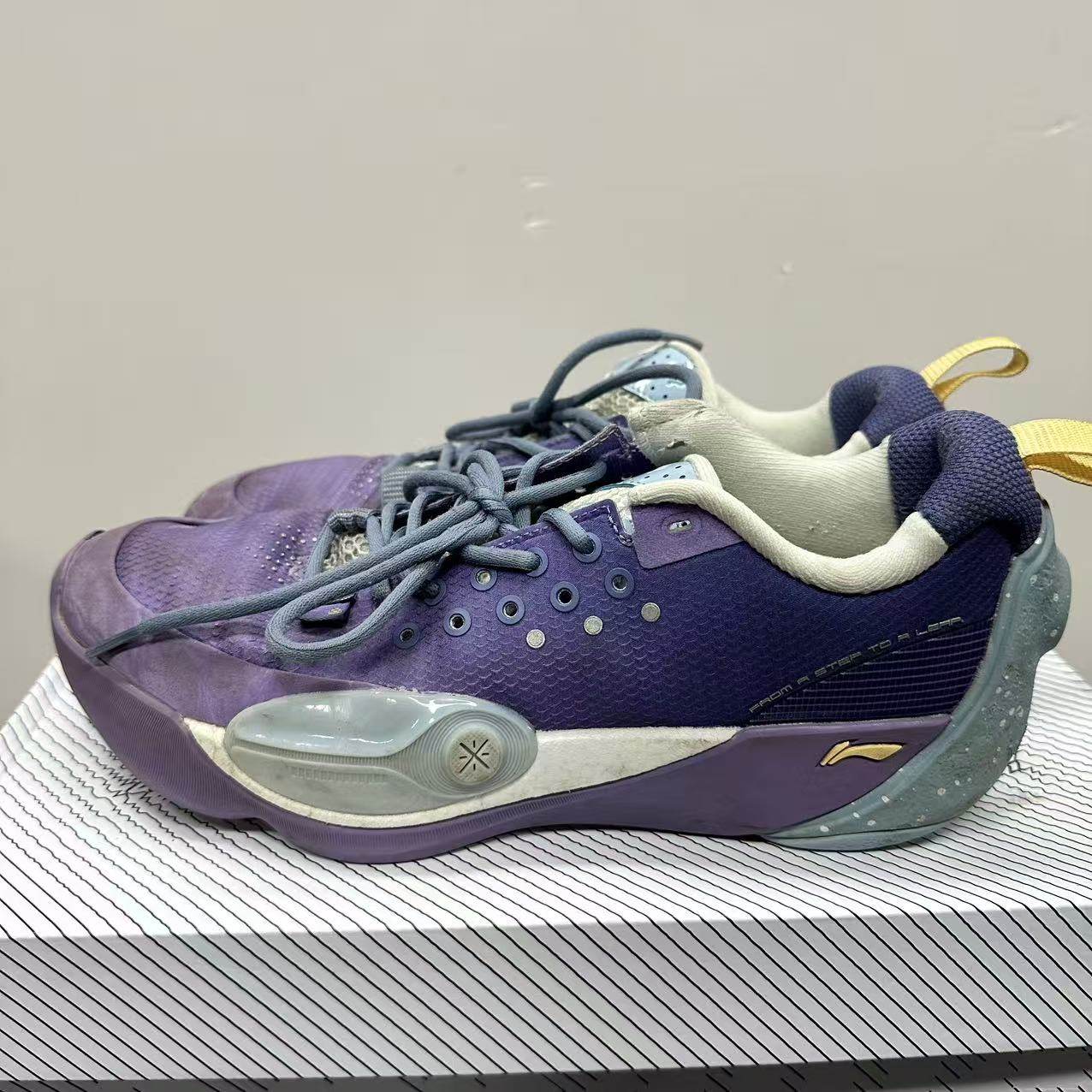 （瑕疵门店样鞋）李宁全城13篮球鞋比赛实战训练童鞋YKBV010