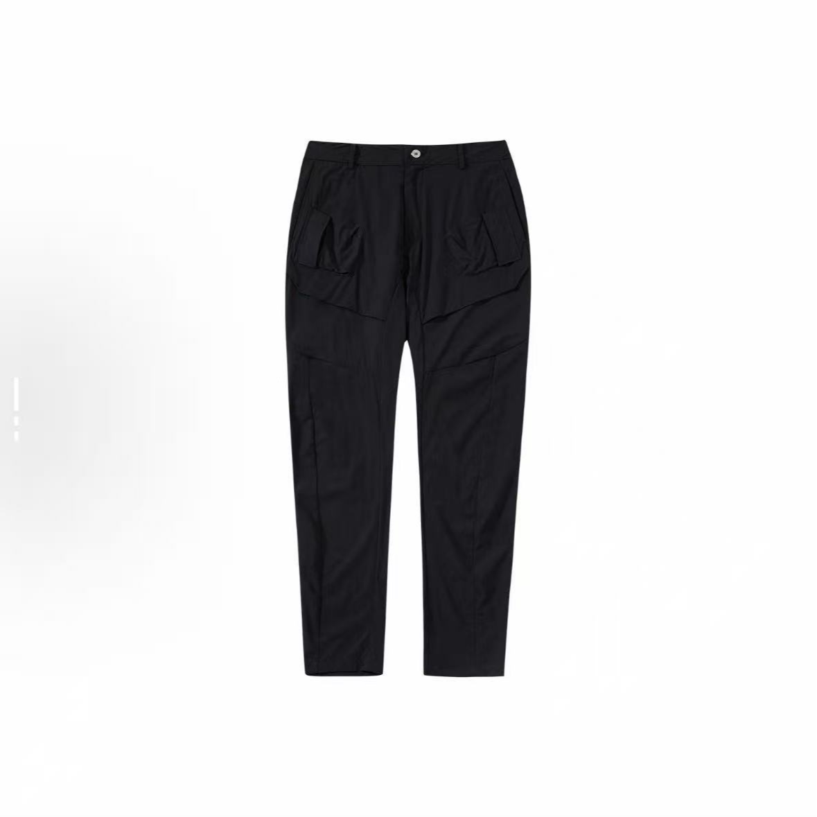 李宁LNG 都市机能系列纯色三维立体设计直筒休闲长裤男款FHBA008