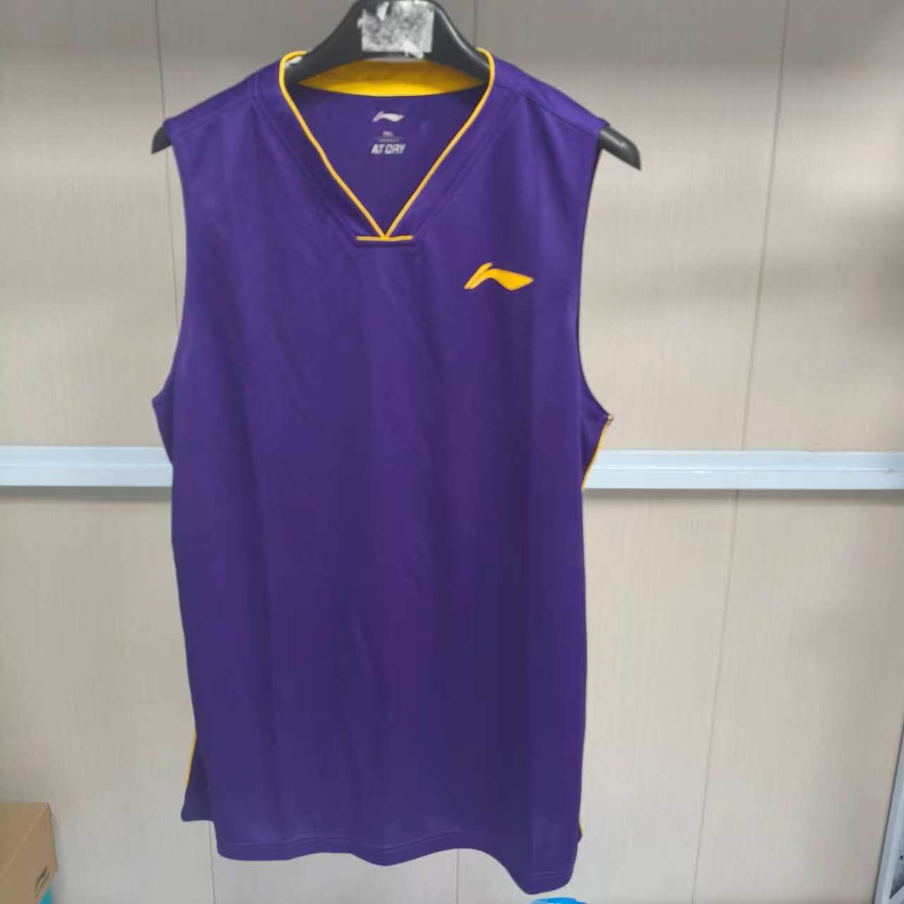 《购买前看详情B品》李宁短袖夏季男款运动宽松休闲风上衣AATM039