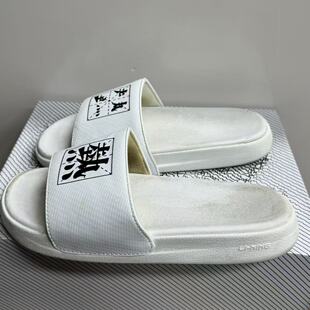 （瑕疵门店样鞋）李宁夏季SLIPPER女款运动潮流拖鞋AGAU008