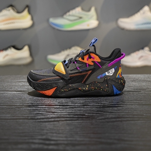 李宁男大童怒放TEAM V3篮球鞋2026春季新款中帮回弹运动鞋YKBW012