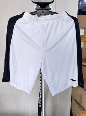 《购买前看详情B品》李宁球裤夏季男款休闲宽松舒适短裤DDDD537