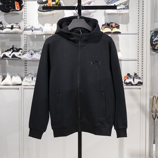 李宁开衫连帽卫衣男子2023冬季运动潮流系列宽松休闲外套AWDT755