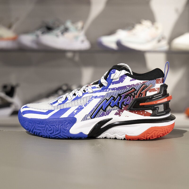 李宁童鞋篮球鞋男小大童2025新款反光支撑稳定透气运动鞋YKBV026