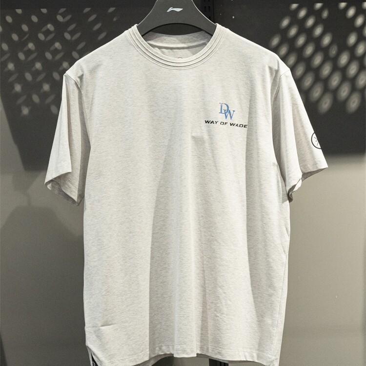 李宁短袖T恤男子2025夏季韦德系列冰感舒适防晒宽松文化衫AHSV013