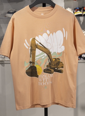 李宁短袖T恤男子2023夏季篮球系列宽松休闲短袖文化衫AHST909