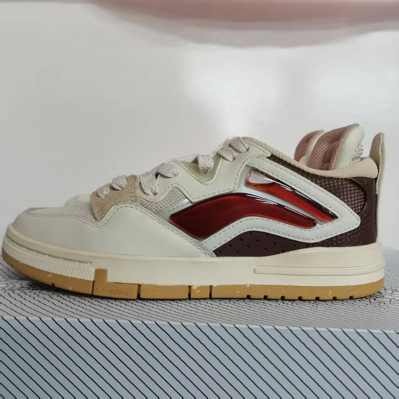 Lining/李宁系带板鞋低帮