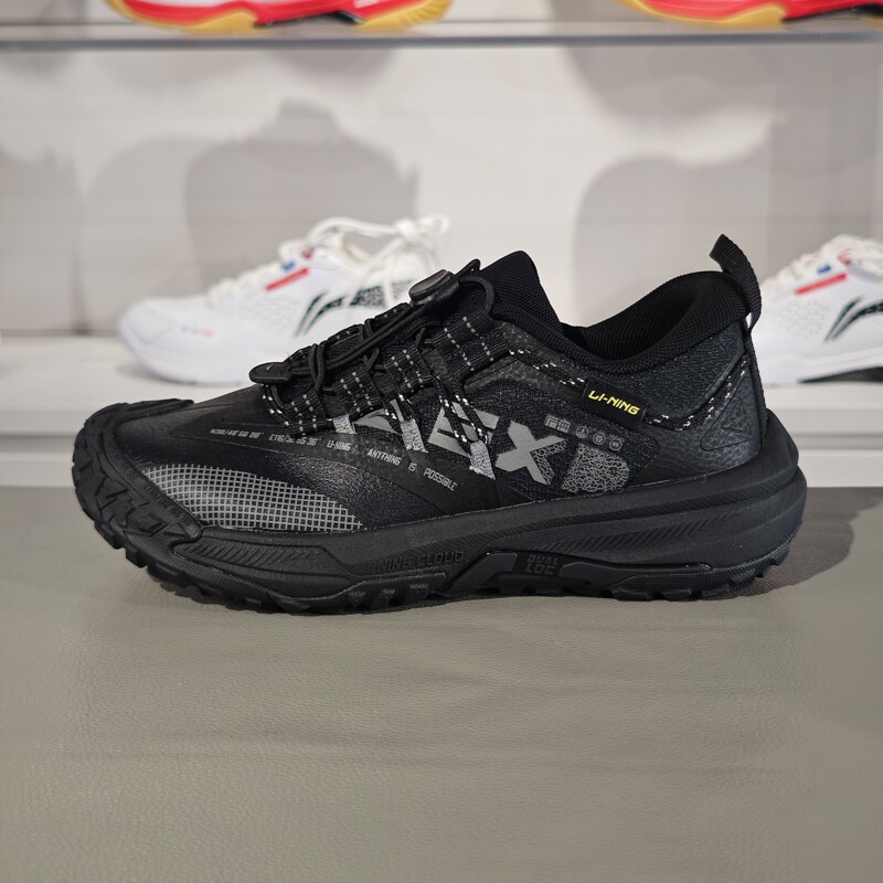 李宁童鞋户外鞋2024冬新款男女大童减震回弹青少年运动鞋YKEU006