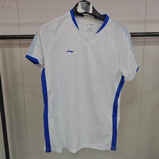 短袖 李宁羽毛球服男女款 速干比赛服AATN048 购买前看详情B品
