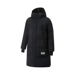 羽绒服舒适宽松百搭保暖防风连帽运动羽绒服AYMU485 李宁男子冬季