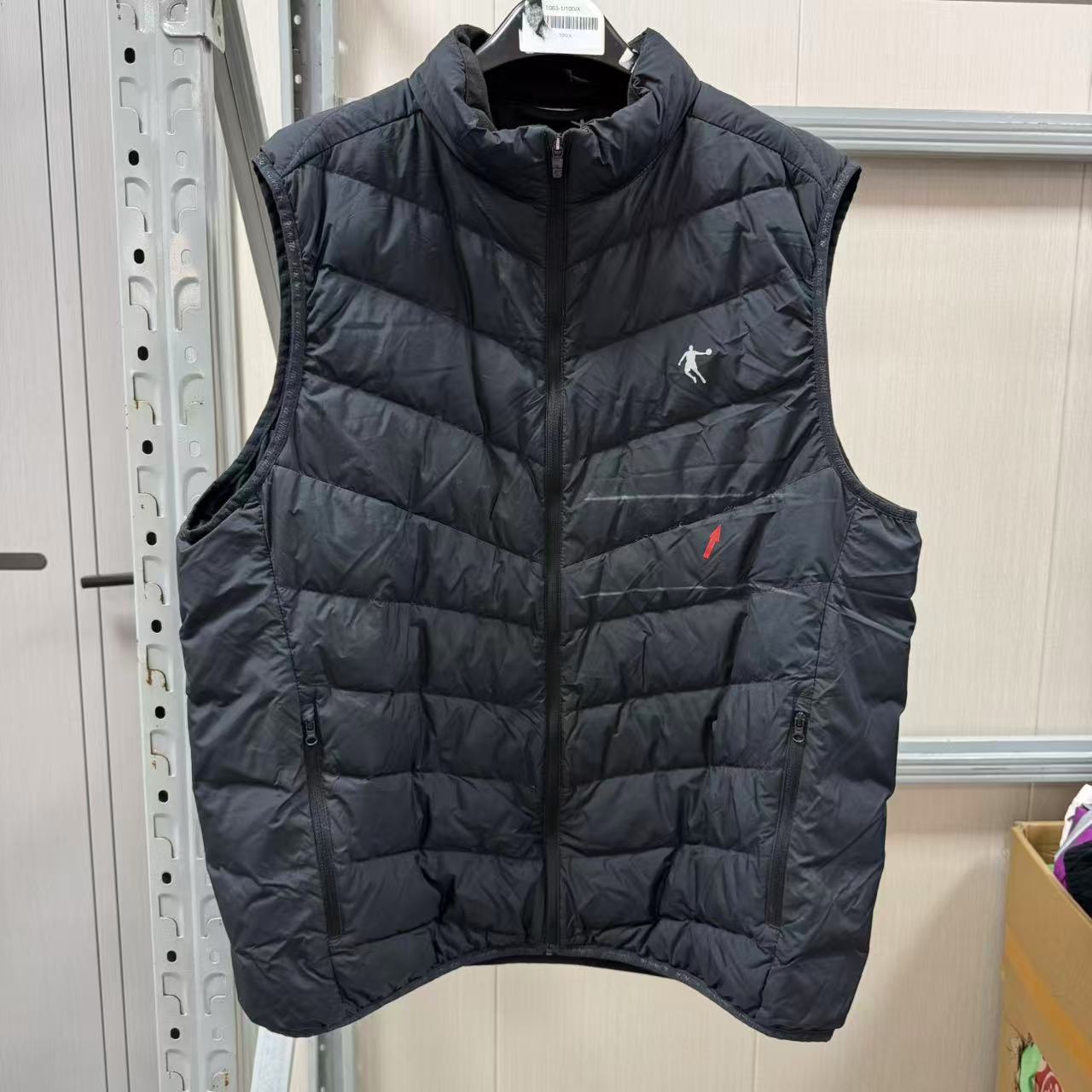 【B品特价清仓】乔丹马甲羽绒服款男女同款短款马甲D8000-281