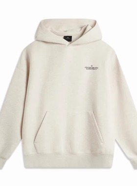 李宁卫衣男子2025春季新款韦德运动宽松套头百搭连帽上衣AWDU291