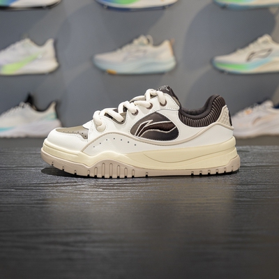 李宁舒适软弹男子系带休闲鞋