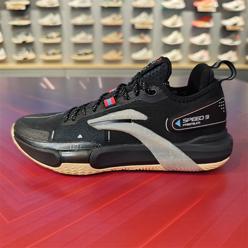 李宁篮球鞋闪击9 Premium男子低帮缓震耐磨实战运动鞋ABAS071