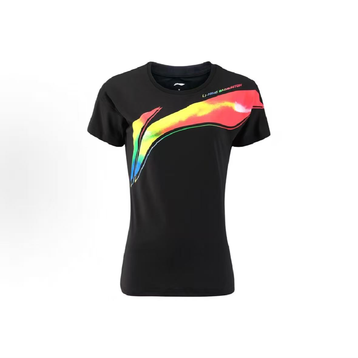 《购买前看详情B品》李宁女款运动短袖羽毛球系列运动T恤AHSQ158