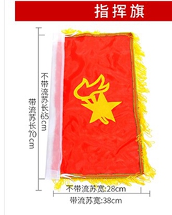 海浪乐器少先队鼓旗鼓号旗通用指挥旗军鼓旗 100D纯涤纶正品人气