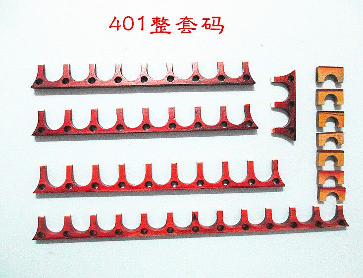 海浪乐器扬琴配件缅甸红木扬琴琴码扬琴码子镶骨全套琴码新款正品