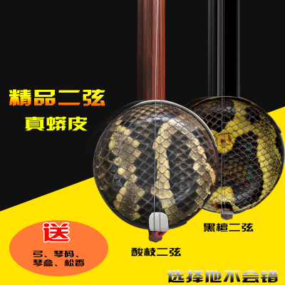 海浪乐器广东粤剧酸枝二弦琴潮州音乐乐器西秦戏乐器高胡乐器正品