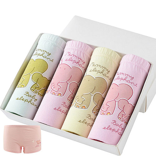 依之舍学生女童纯棉内裤儿童中腰