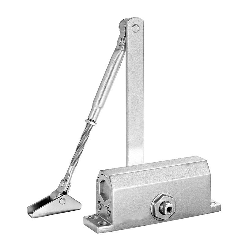 兴泰星泰防火门闭门器不定位双速可调节阻尼摇臂自动门框定位钢扇