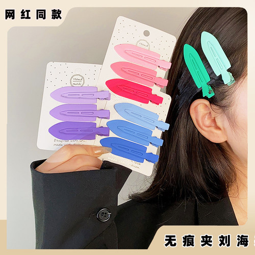 刘海夹边夹网红无痕发夹女