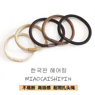 韩风新款扎马尾头绳女高级感发绳橡皮筋绑头发发圈耐用加粗高弹力