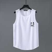 A fat man with a large vest, sleeveless quick-drying mesh hurdling, loose fat guy, and a fitness weight of 300 pounds thumbnail 8