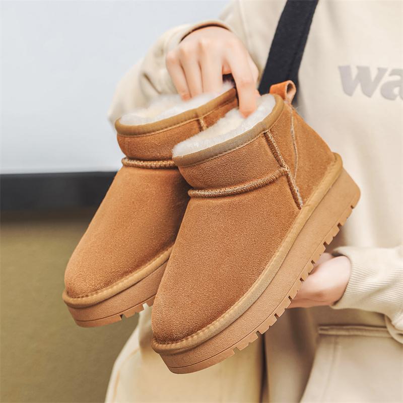 2024新款冬季加绒保暖雪地靴