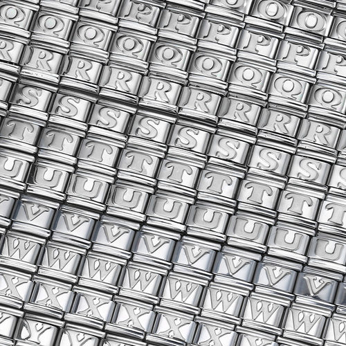 英文字母DIY意大利模块手链