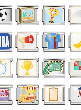 运动系列意大利模块手链不锈钢DIY弹力拼接表带情侣闺蜜礼物