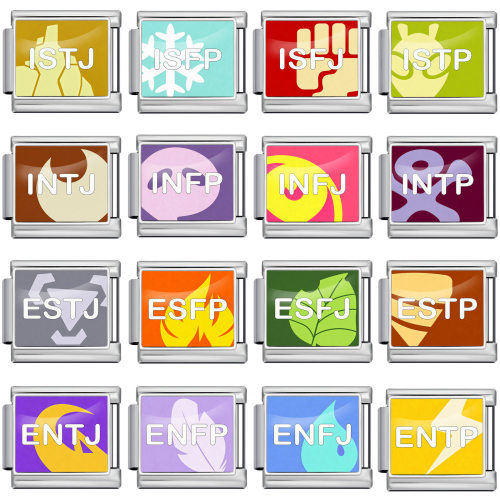 16人格MBTI意大利模块手链不锈钢DIY拼接弹力表带链情侣闺蜜礼物