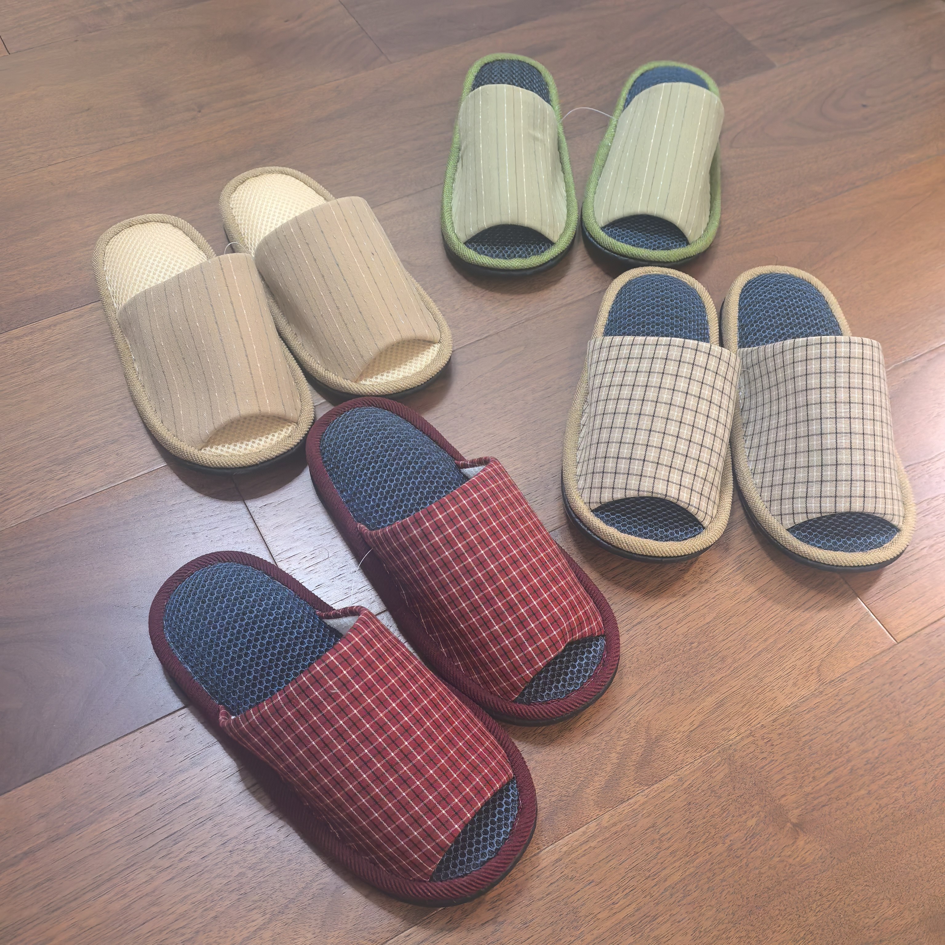 外贸出口日本日式室内居家拖鞋静音不伤地板女士家用轻便地板拖鞋