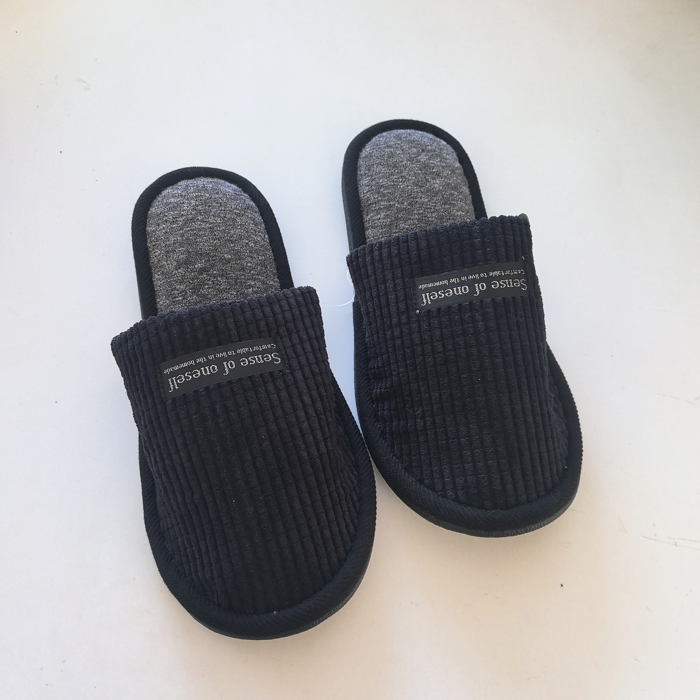 外贸出口日本日式室内居家拖鞋静音不伤地板拖鞋轻便封口大码拖鞋