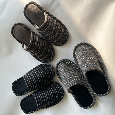 外贸出口日本日式室内居家拖鞋静音不伤地板情侣拖鞋轻便拖鞋