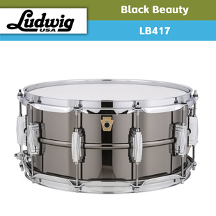 Ludwig路德维格BlackBeauty黑美人系列美产军鼓黄铜腔专业小军鼓