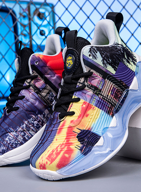 apl篮球鞋詹姆斯24科比儿童网面球鞋中大童学生旋转纽扣运动鞋夏