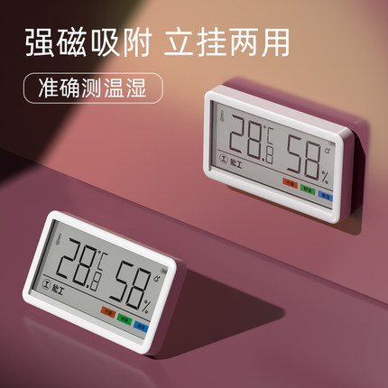 绿林温湿度计高精度迷你温度计小家用室内婴儿房壁挂式精准湿度表