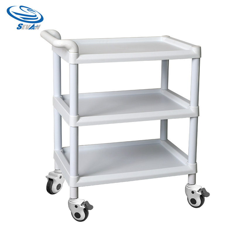 医用推车美容车仪器推车多功能三层工具车医院小推车置物架