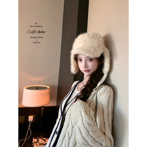 迟伞伞细闪麻花慵懒撞色针织开衫