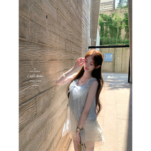 迟伞伞26/ss Softgirl日记 jory*蚂蚁边羽毛正反两穿连衣裙/上衣