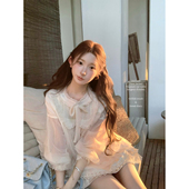 双层纱重工亮片波点肌理doll感衬衣上衣 糖霜仲夏夜 迟伞伞26