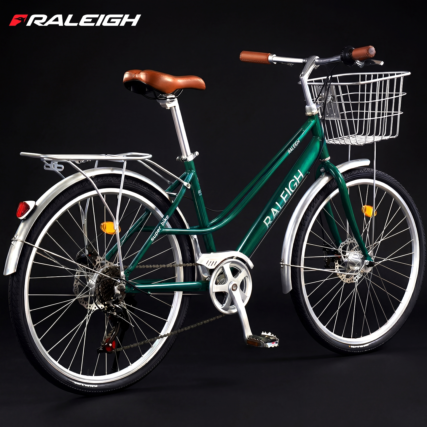 英国兰令城市通勤自行车女士成人学生铝合金轻便代步上班变速单车