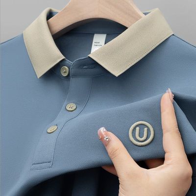 2025夏季新款短袖男士polo衫男短袖T恤品质商务休闲穿搭男装上衣