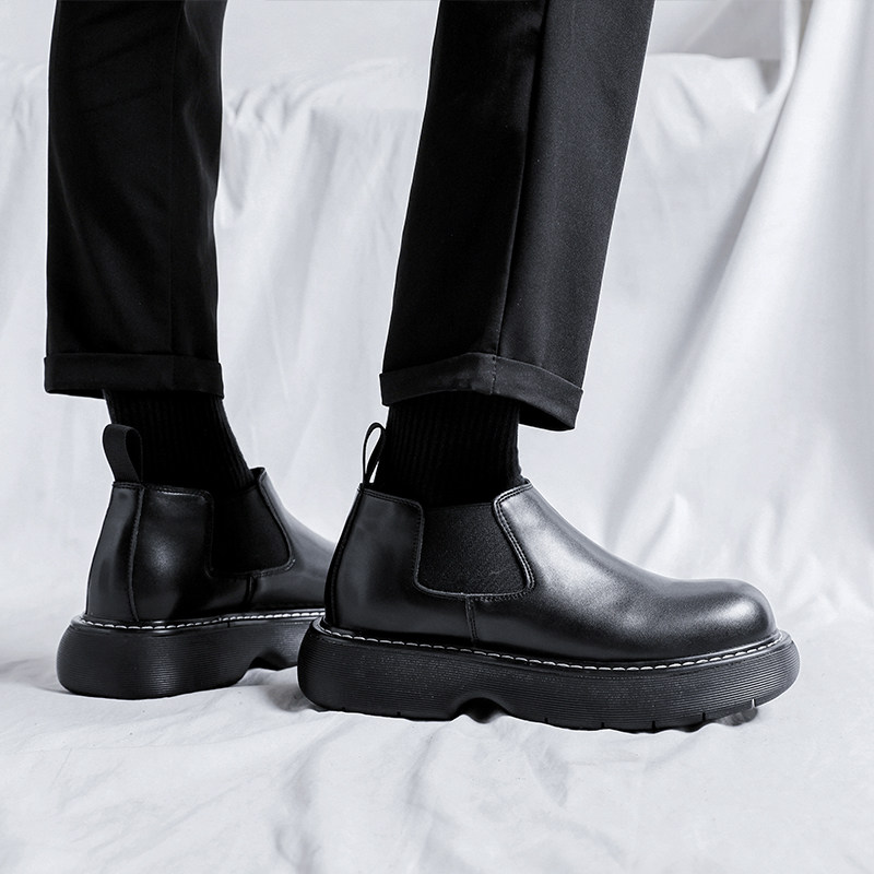 AUTUMN MARTIN BOOTS MENS CHELSEA BOOTS MENS HIGH STREET BREATHABLE BIG TOE SHOES MENS HIGH-TOP CHIMPER BOOTS PLATFORM BOOTS