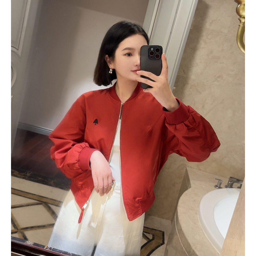 复古棒球服宽松外套女夹克上衣