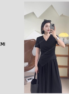 MISS RUILI 定制 夏季新款修身显瘦遮肉气质两件套F0576